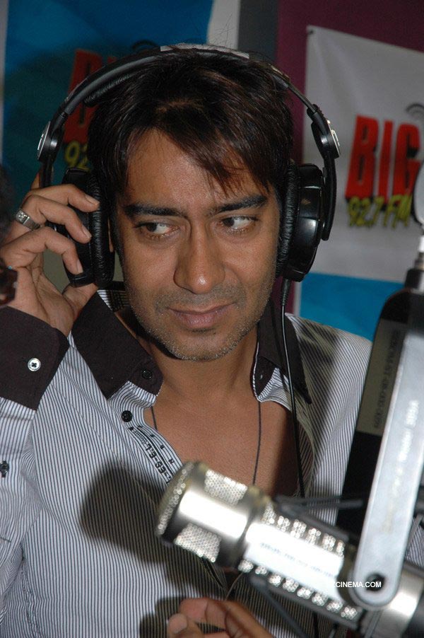 Ajay devgan at big fm radio station 1 ajay devgn bollywood photos